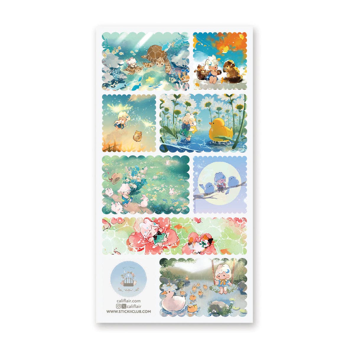 Adventures in Dreamland Sticker Sheet