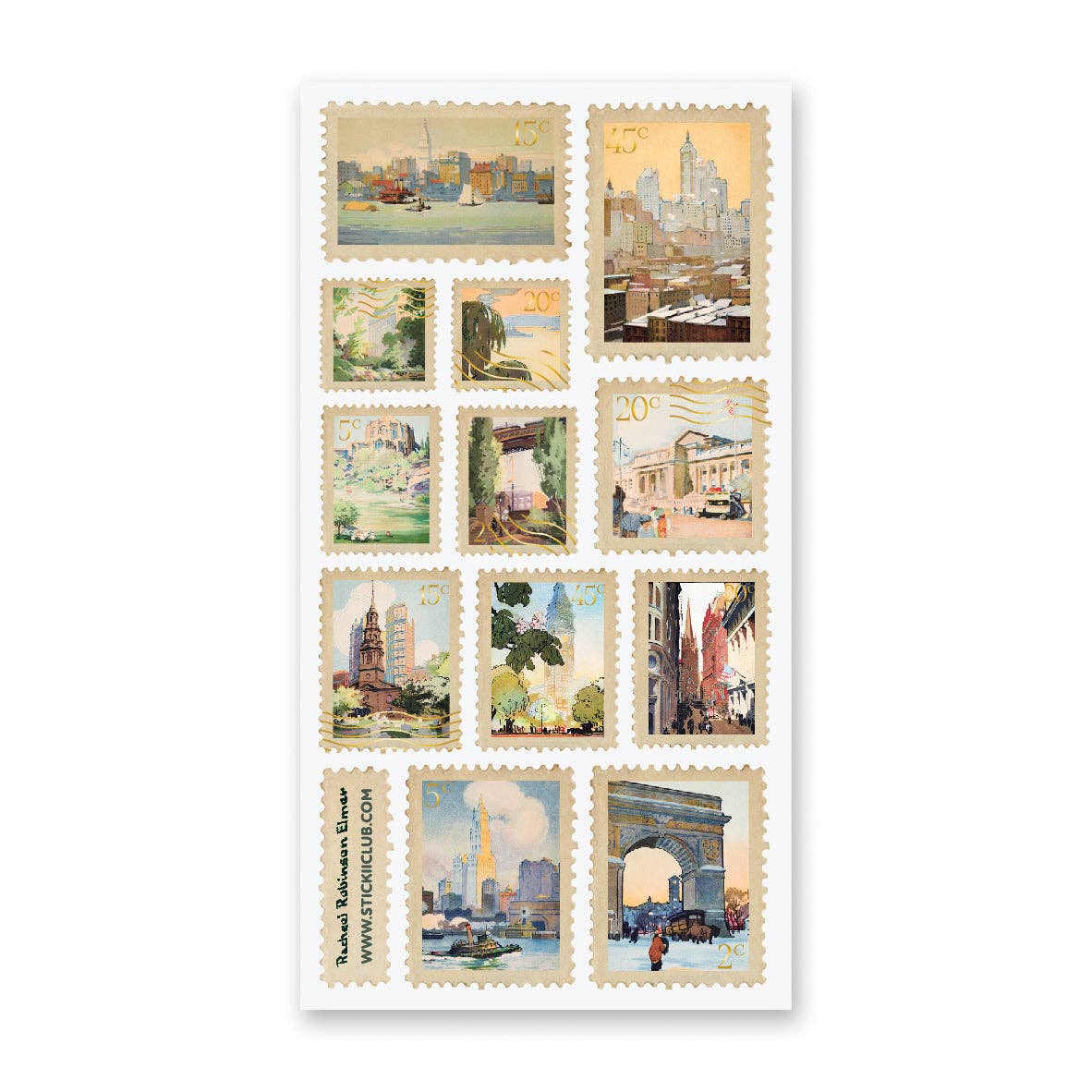 From NY, with Love Sticker Sheet