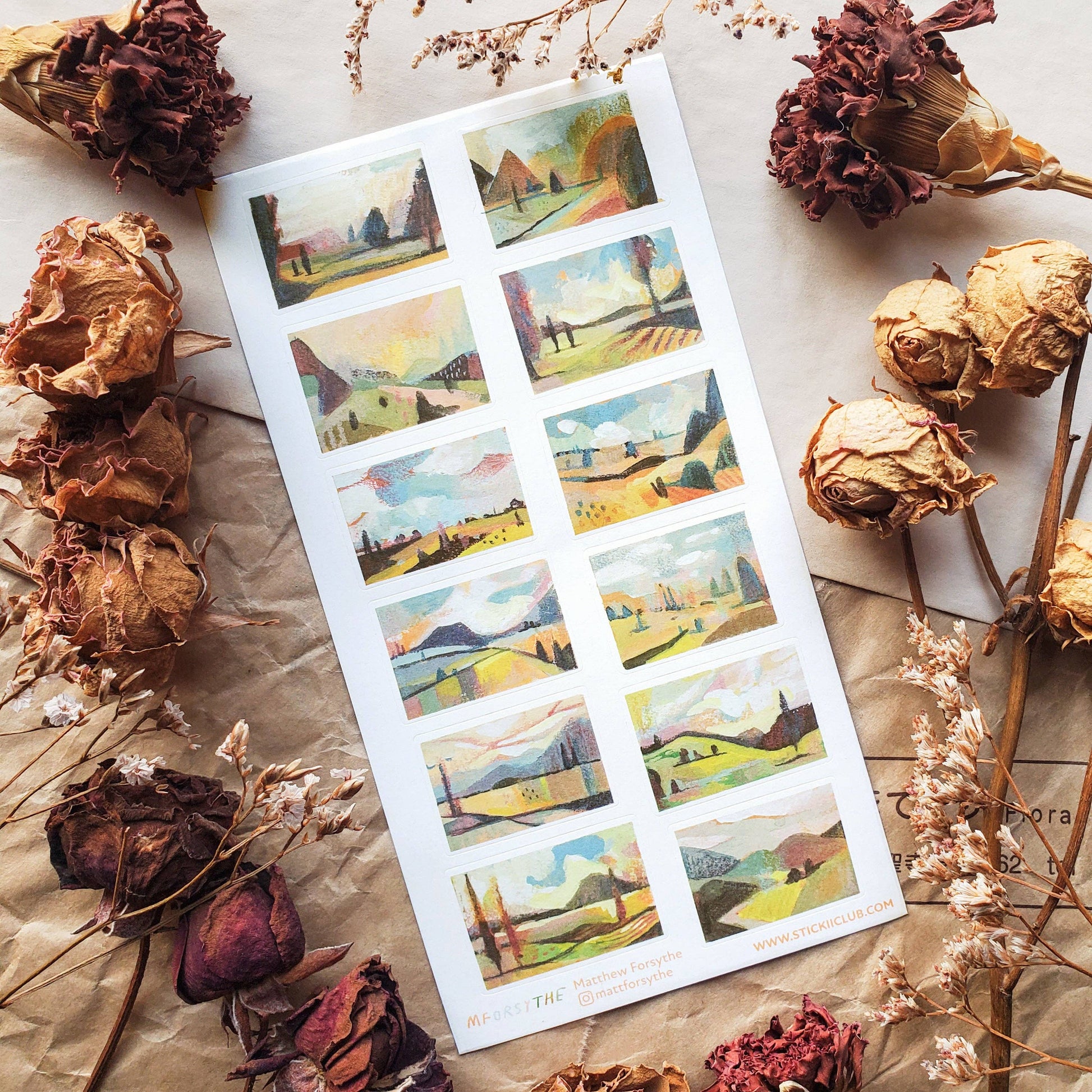 Countryside Views Sticker Sheet