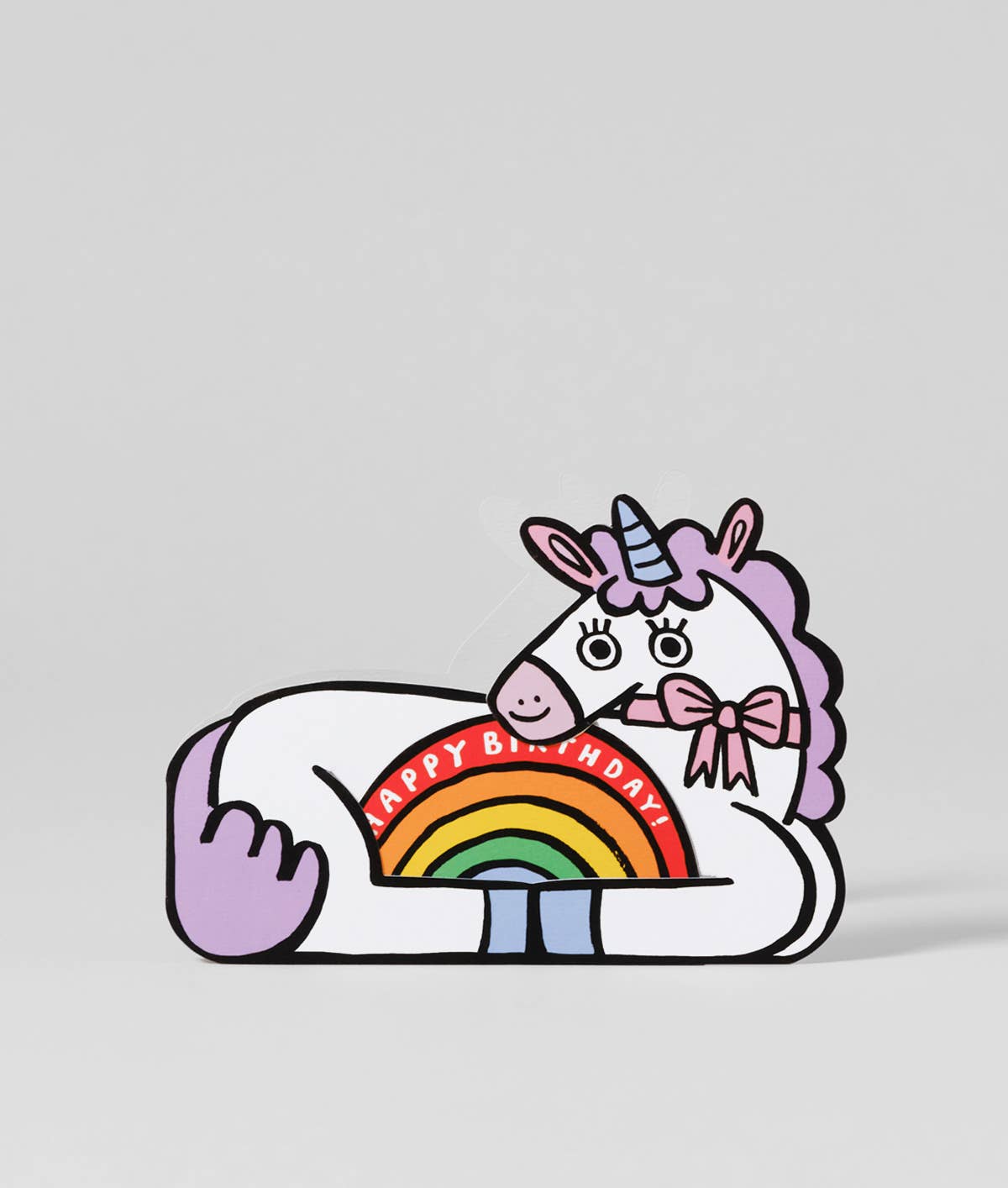 Unicorn With Mini Card Kid's Greeting Card