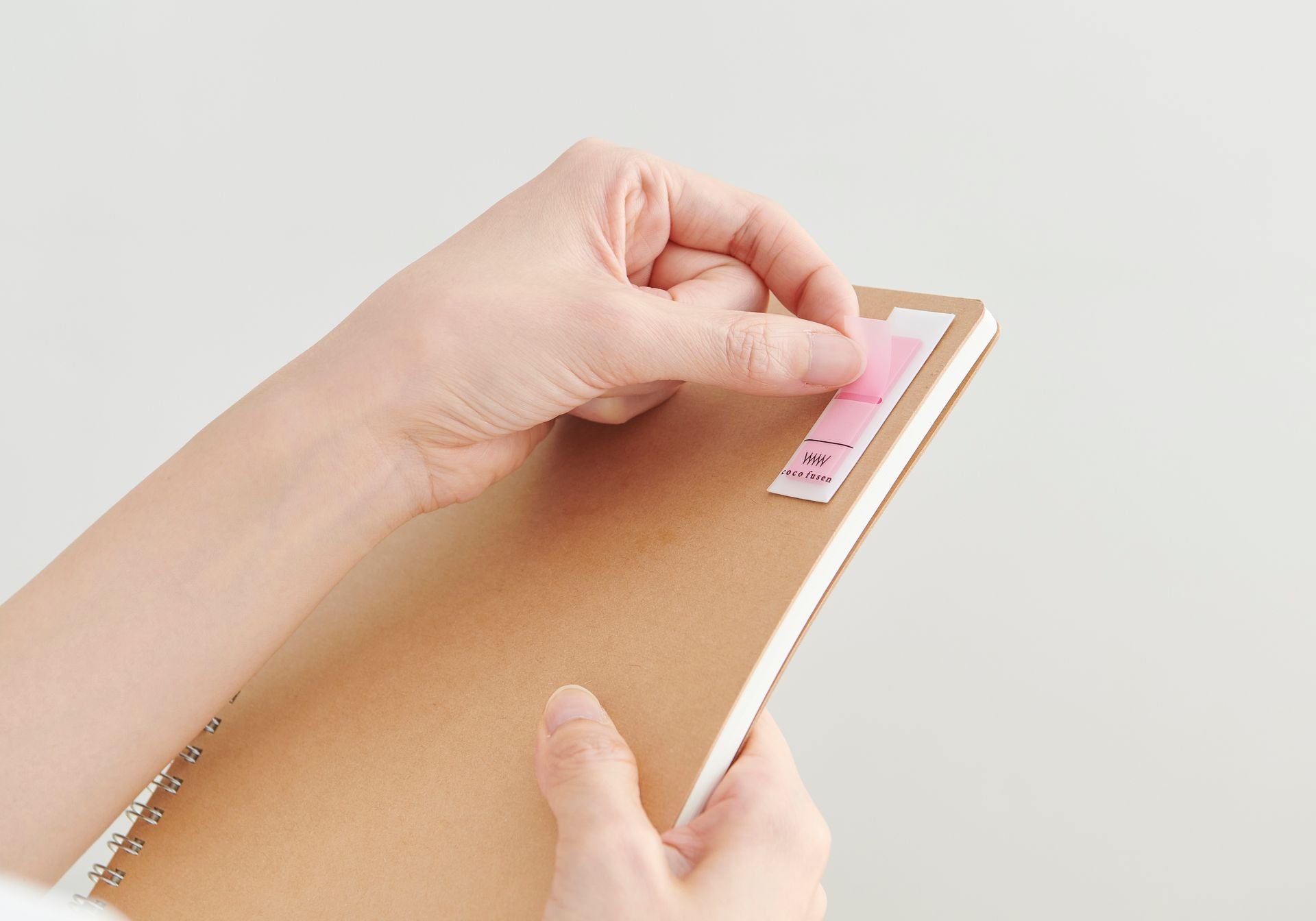 Coco Fusen Thin Sticky Note Bookmarks 4 Strips