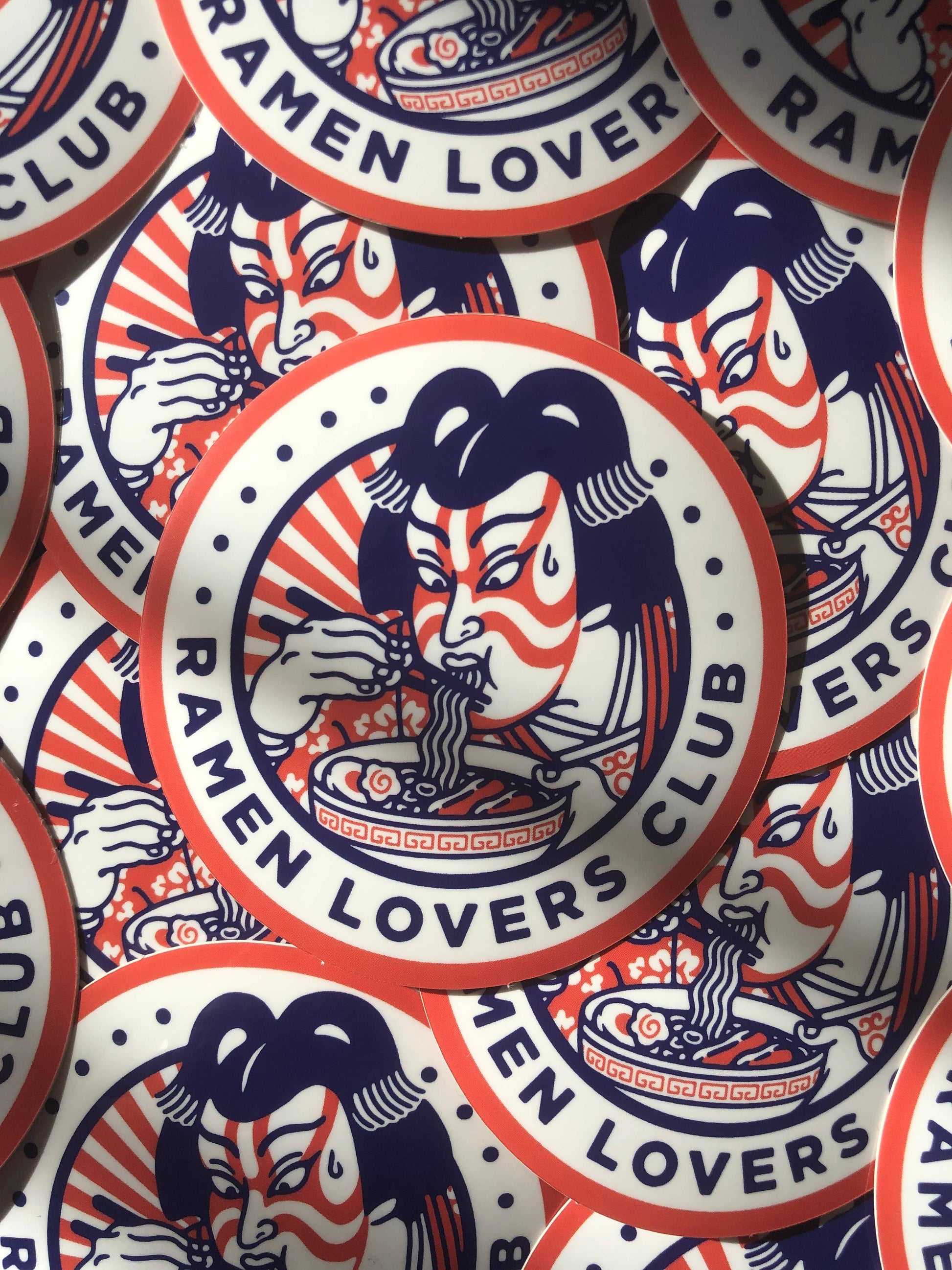 “Ramen Lovers Club” vinyl decal