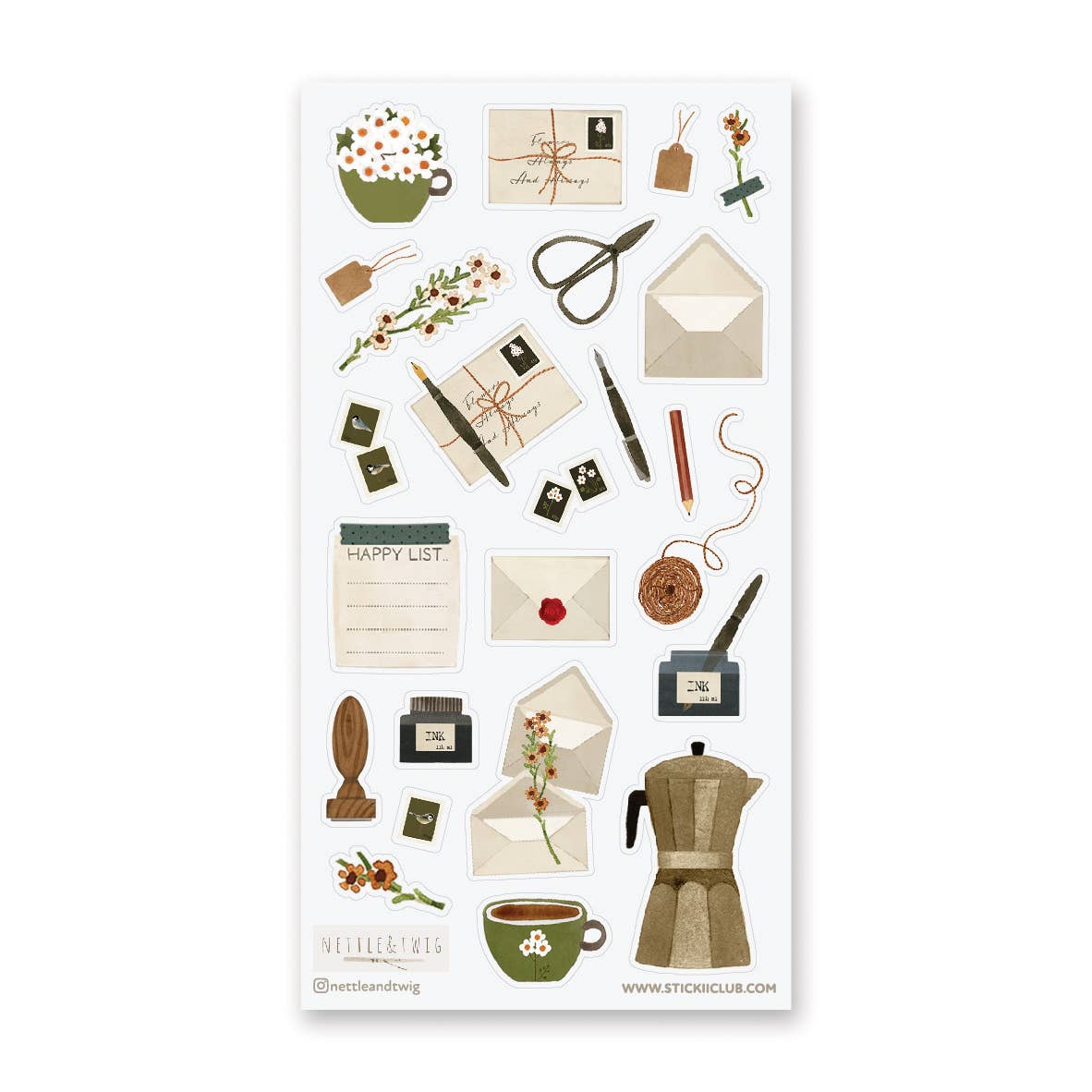 Mail Joy Sticker Sheet