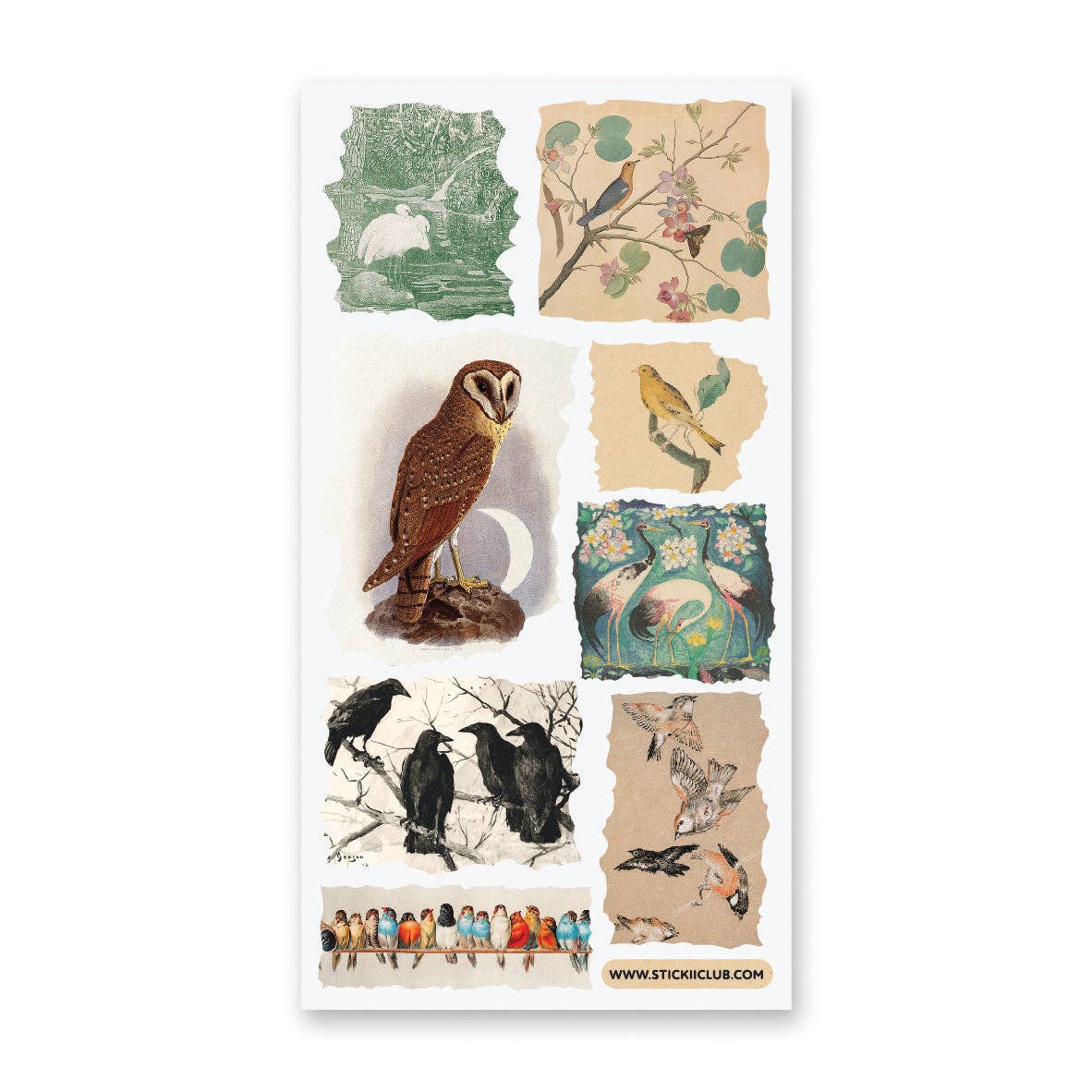 Feathers in Time Sticker Sheet