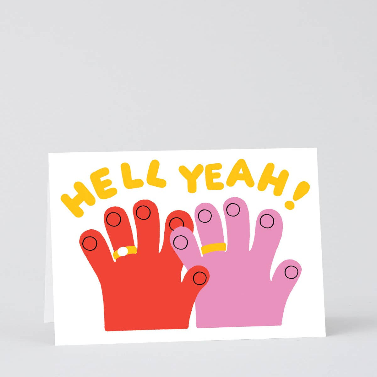 Hell Yeah! Greetings Card