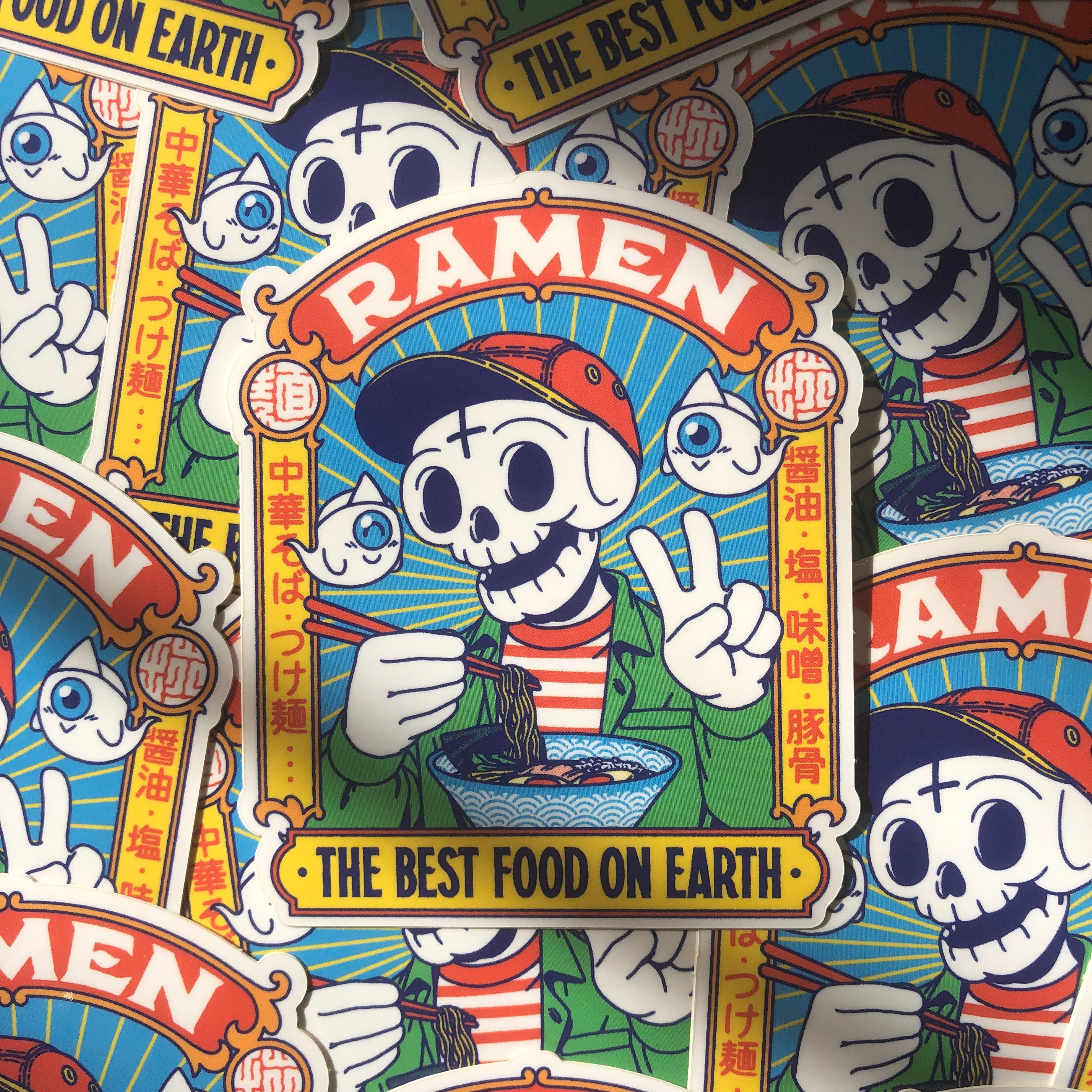 “Best Food” vinyl sticker