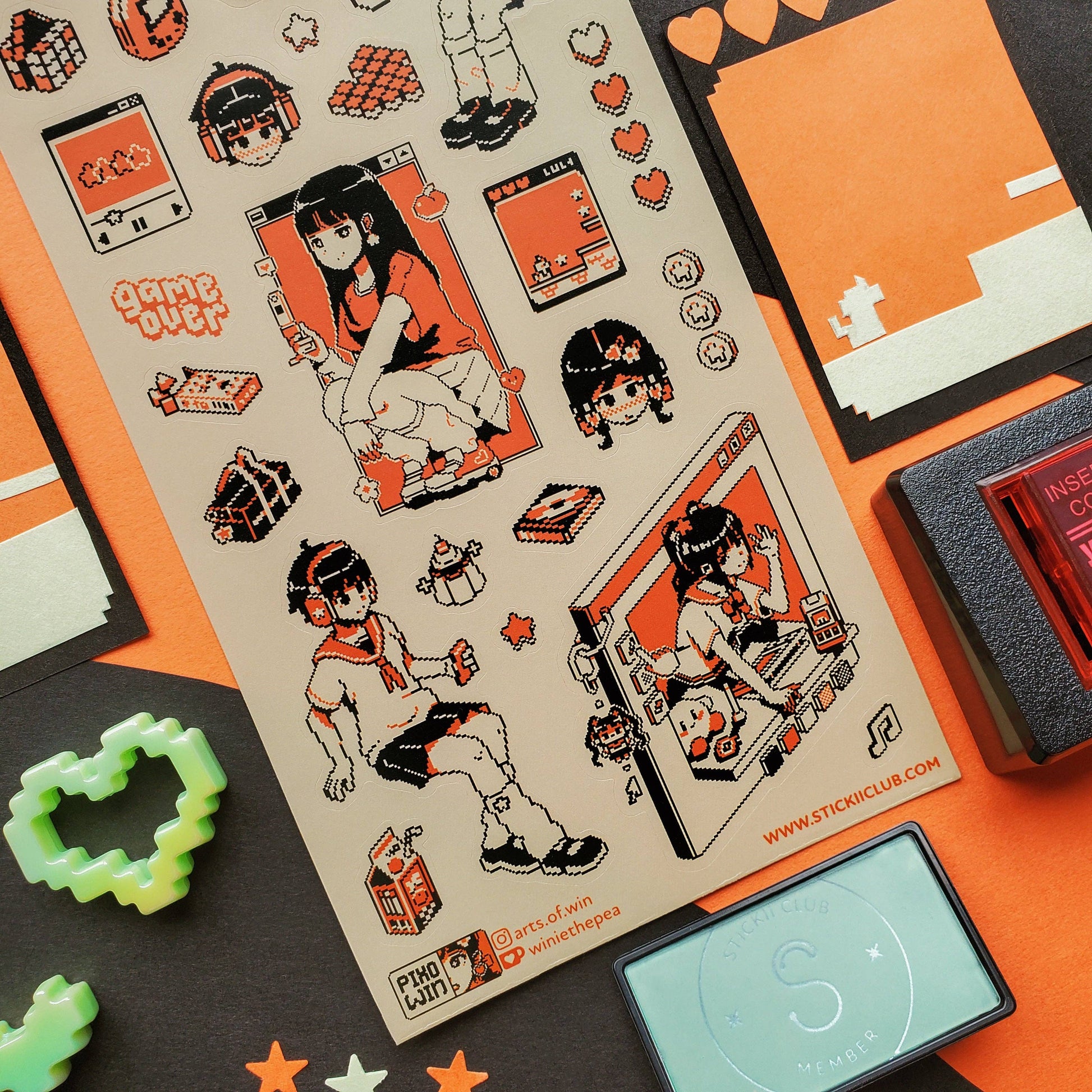 8-Bit Daydream Sticker Sheet