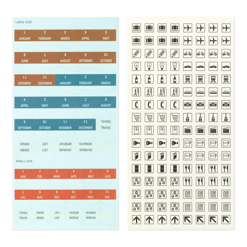 TRAVELER'S Notebook Unique and Wonderful Customised Sticker Set 2027 *Pre-Order*