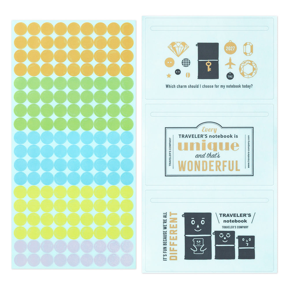 TRAVELER'S Notebook Unique and Wonderful Customised Sticker Set 2027 *Pre-Order*
