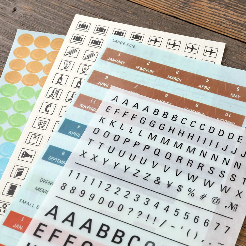 TRAVELER'S Notebook Unique and Wonderful Customised Sticker Set 2027 *Pre-Order*