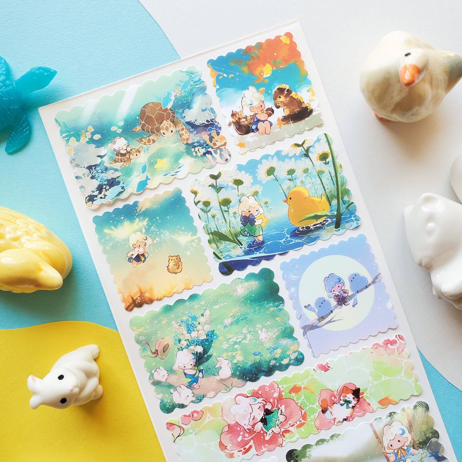 Adventures in Dreamland Sticker Sheet