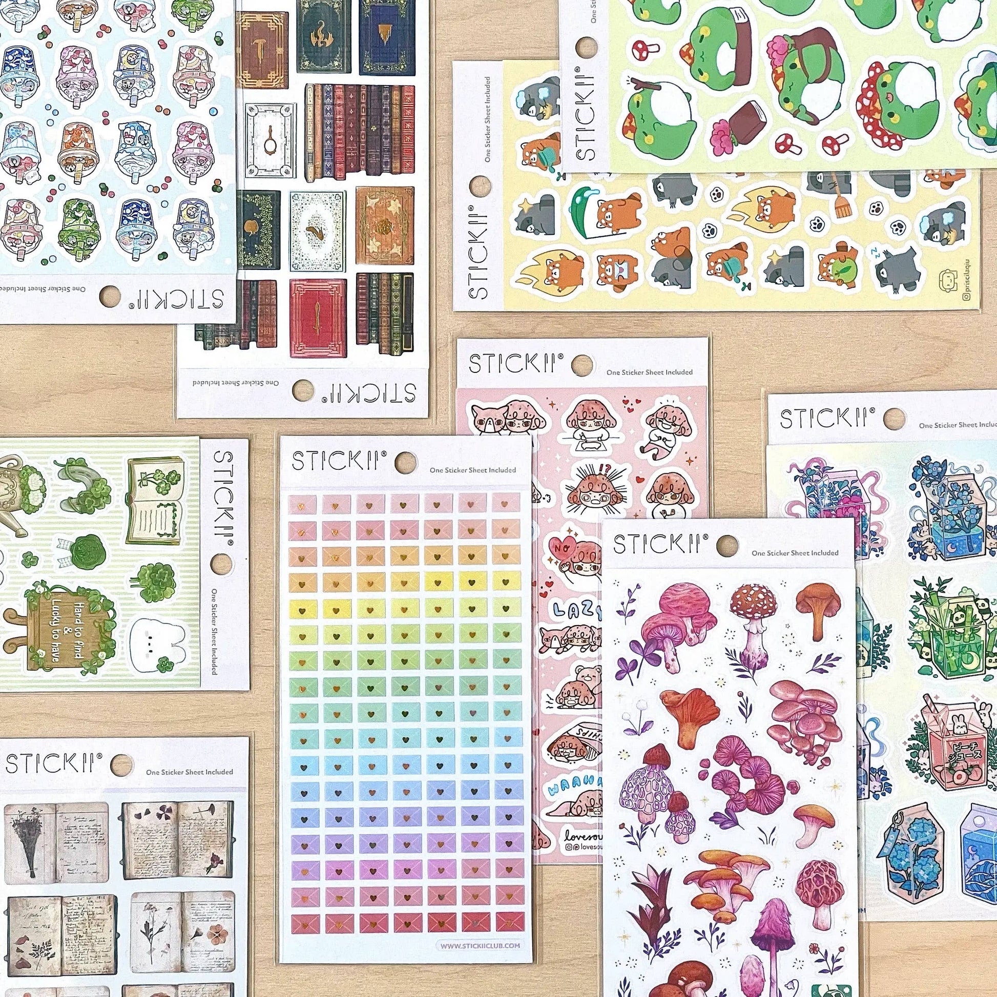 NY Fall Sticker Sheet