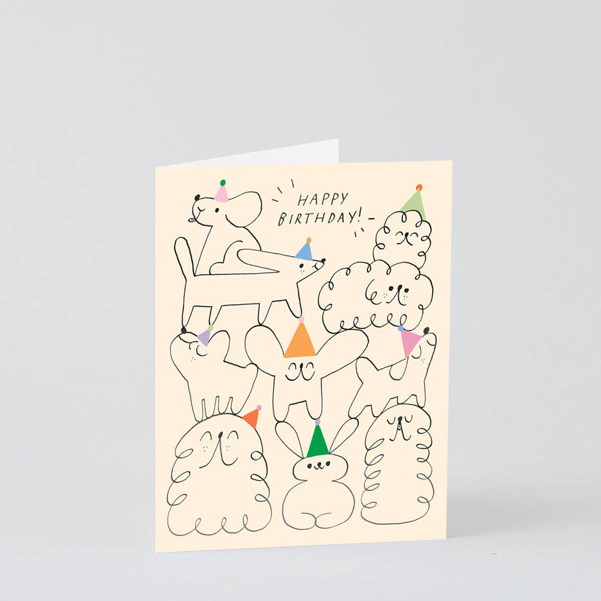Happy Birthday Animal Stack' Kids Birthday Greetings Card