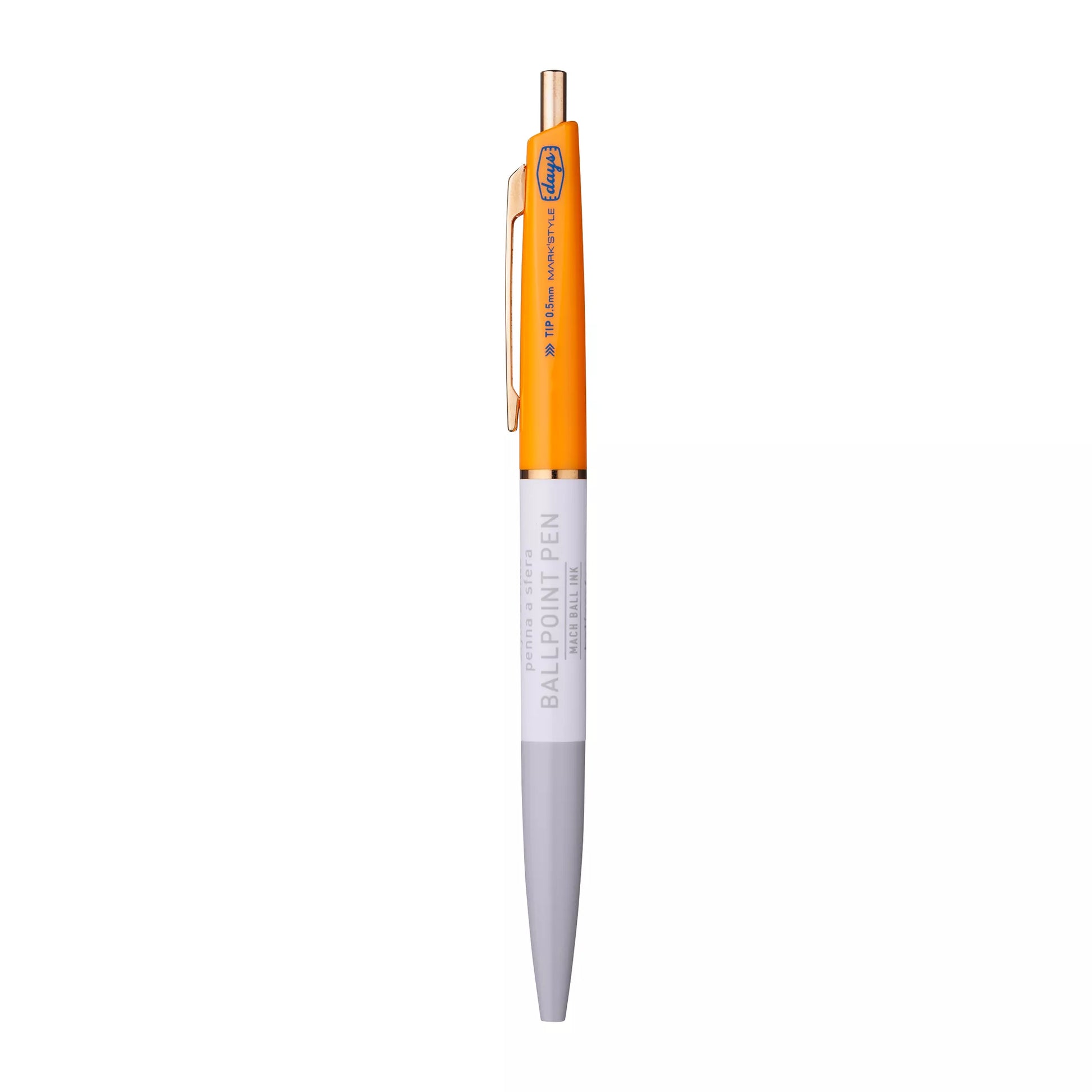 Anterique Ballpoint Pen Grey Orange
