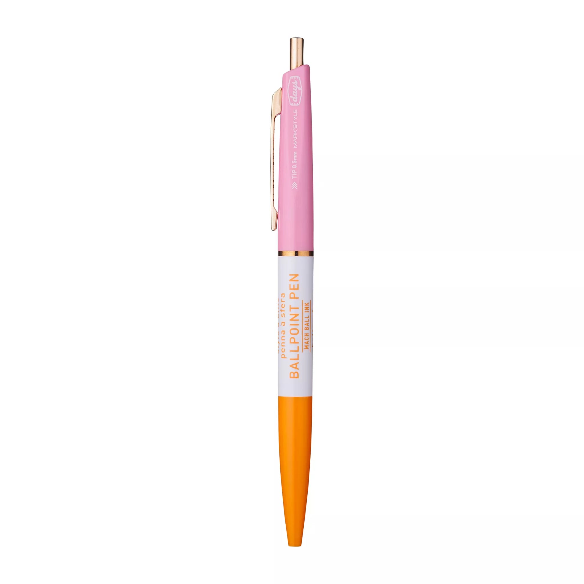 Anterique Ballpoint Pen Orange Pink