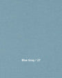 Solid blue gray color swatch with text 'Blue Gray / 27'