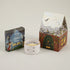 Sheval Winter Thyme candle with packaging on a light gray background