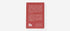Red card with text on a white background