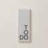 Daily To Do List Light grey