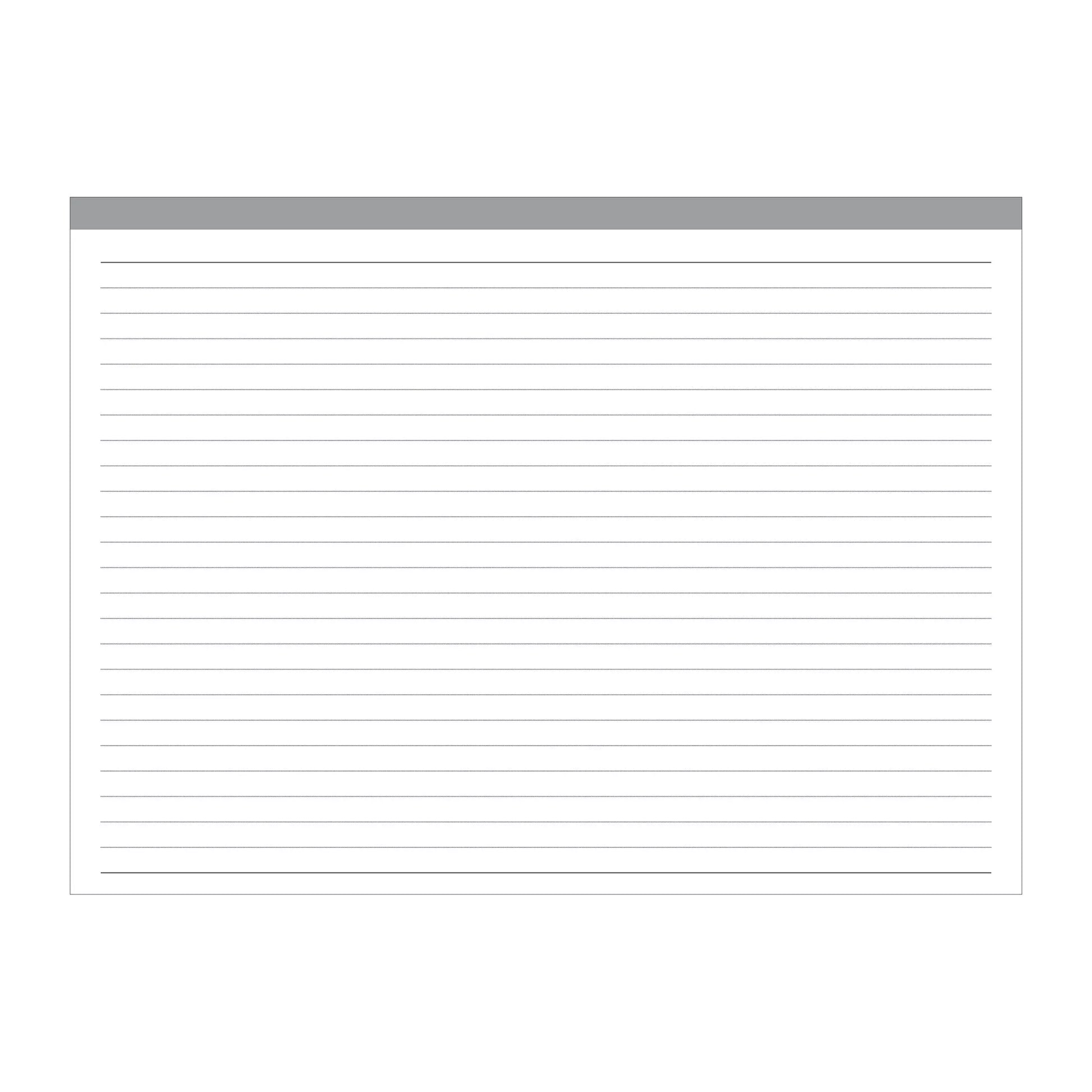 White blinds with a gray frame on a white background