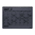 Black notebook calendar for 2027 on a white background