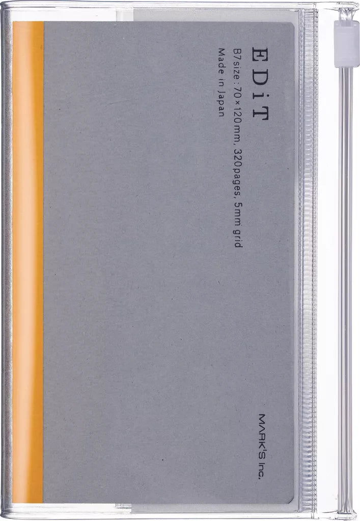 EDiT Clear Cover Notebook B7