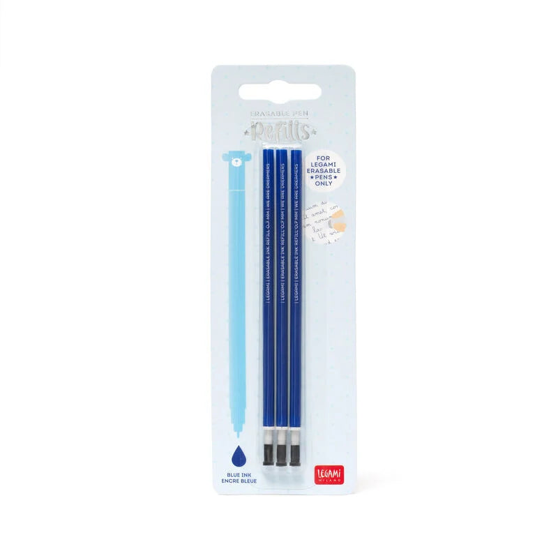 Blue Ink Erasable Pen Refill