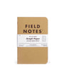 Field Notes Notebook Original Kraft 3 Pack Graph