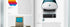 Open book showing images of Apple computers and the Apple logo.