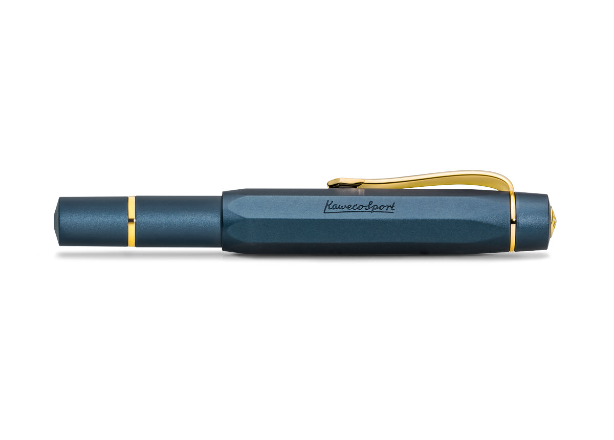 Kaweco Piston AL Sport Fountain Pen Navy