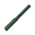 Green pen on a white background
