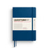 Indigo blue notebook with Leuchtturm1917 branding on a white background