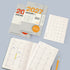 Leuchtturm1917 planner stickers and open planner on a light gray background