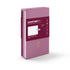 Leuchtturm1917 2027 Quarterly Daily Planner in a dusty purple color, featuring a dark red band with white text and a gold 'Q' logo on the front cover, set against a plain white background.