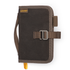 Brown pouch with strap and buckle on a white background, featuring the 'Lochby' brand.
