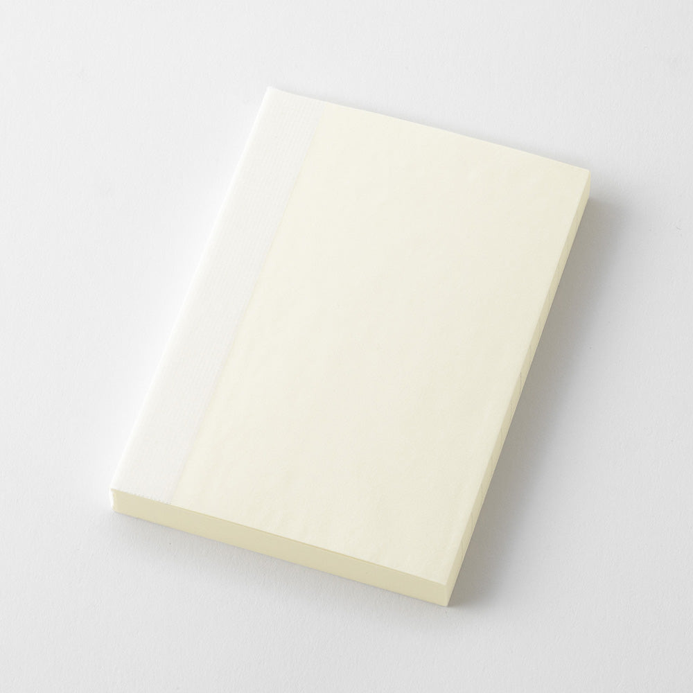 Beige notebook on a white background
