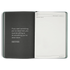 Open notebook with a quote by Thomas Jefferson on a white background