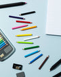 Minitua 12 Coloured Pencil comes with Minitua Sharpener & Eraser