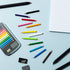 Minitua 12 Coloured Pencil comes with Minitua Sharpener & Eraser