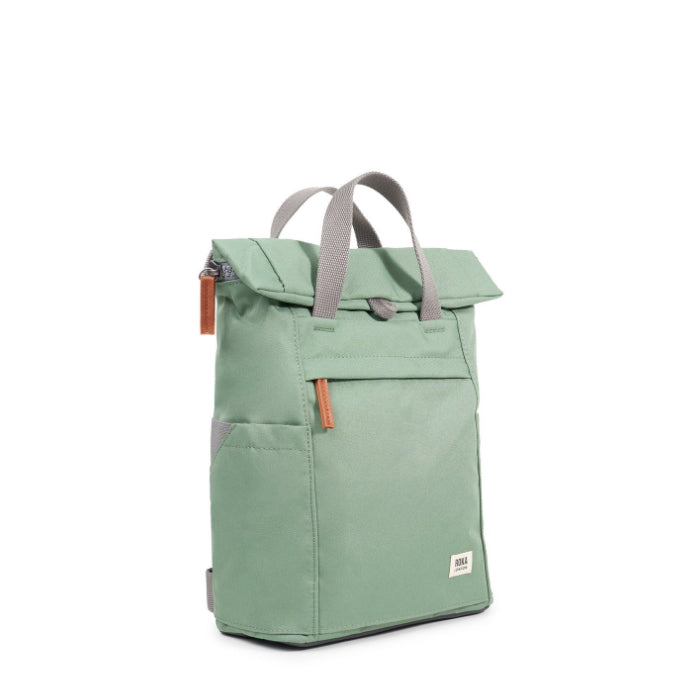 frost coloured backpack on a white background