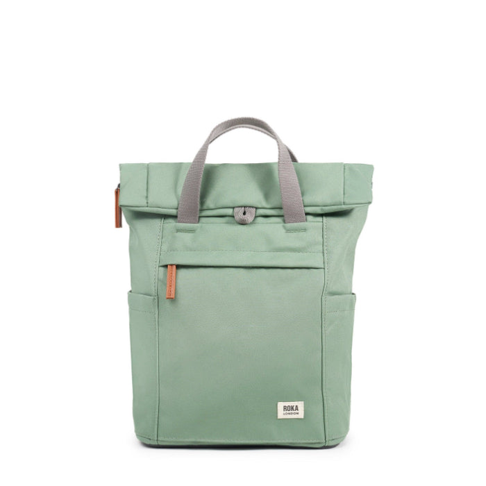 frost coloured backpack on a white background