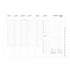 Calendar page for January 2027 with grid layout and date indicators.