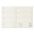 Calendar with a minimalistic design on a white background