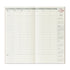 Wall calendar with a grid layout and monthly view on a white background