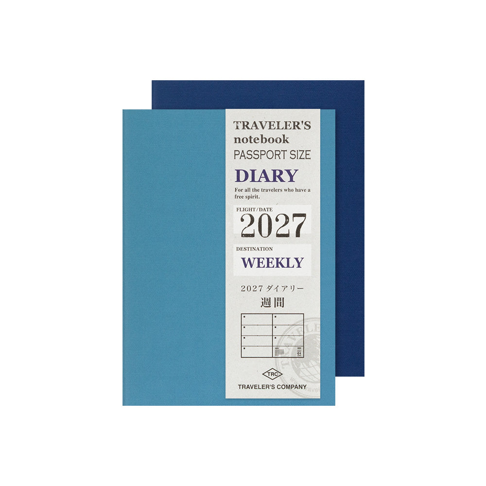TRAVELER'S Notebook Passport Refill: Weekly Diary 2027 *Pre-Order*