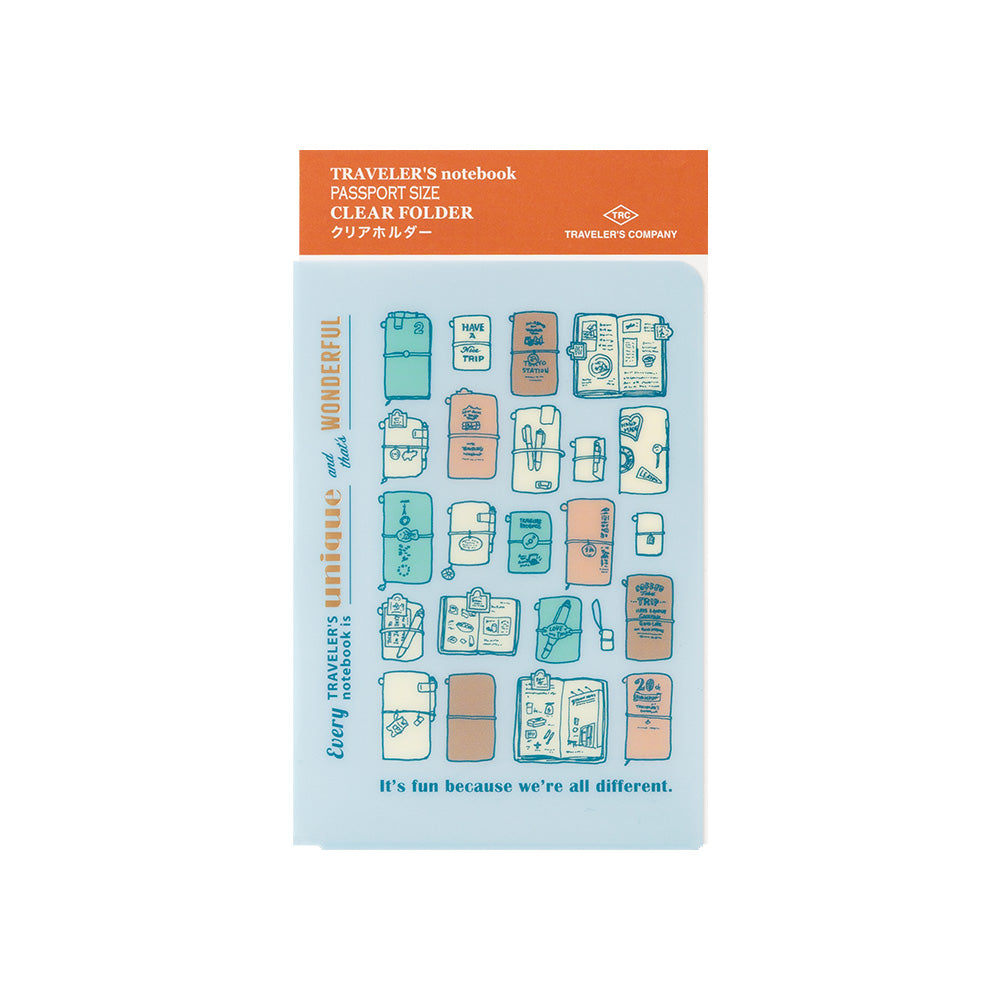 TRAVELER'S Notebook Passport Unique and Wonderful Clear Folder 2027 *Pre-Order*