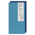 A blue traveler's notebook with a white label on the front, showing '2027' and 'Weekly and Memo' details, with a darker blue notebook partially visible behind it on a white background.