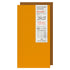 An orange weekly vertical planner notebook with a brown envelope, featuring a white label on the front with text for 'Traveler's notebook DIARY 2027' and Japanese text.