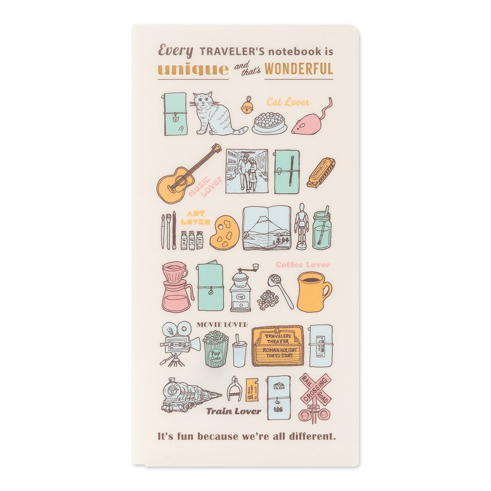TRAVELER'S Notebook Unique and Wonderful Clear Folder 2027 *Pre-Order*