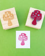 Spotted Toadstool rubber stamp